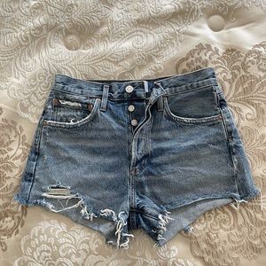 Agolde denim shorts - like new